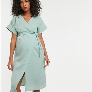 ASOS Maternity Midi Wrap Dress